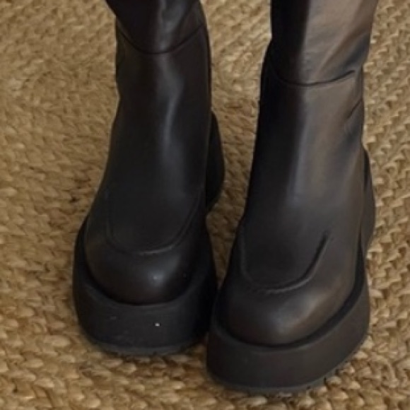 Neiman Marcus NWT Paloma Barcelo knee high Heel Platform Boot comfortable HOT❤️ - Picture 5 of 15